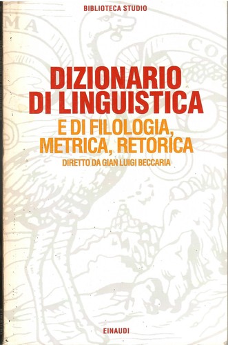 Dizionario linguistica di - dizionario, e