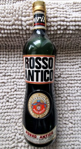 Bottiglia rosso antico - bottiglia, di
