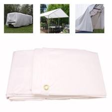 Telo occhiellato impermeabile bianco in PE/ PVC 2x3 3x3 3x4 4x4 telone copertura