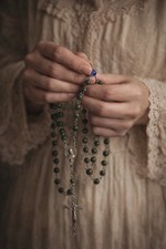 Antico Rosario In Argento E