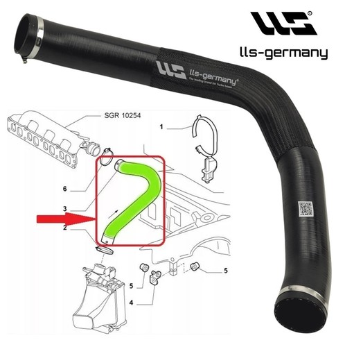 Tubo intercooler per alfa - tubo,
