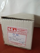 ✅GILA 320/17 AUTOPOMPA BERGOMI, solo scatola+teca+base legno,  scala 1:43, NUOVO