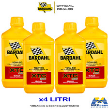 BARDAHL XTC C60 10W50 Olio Motore MOTO Sintetico API SN | JASO MA-MA2 4 L LITRI