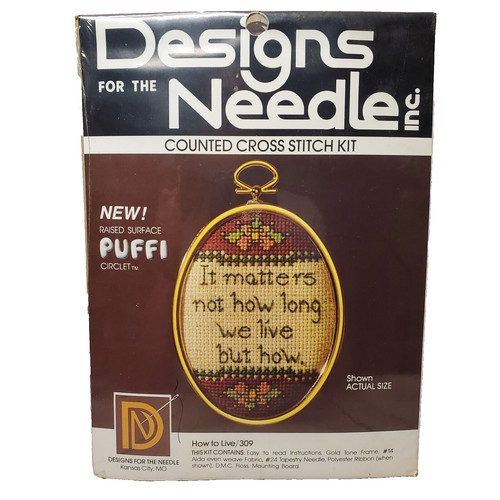 Kit punto croce dftn how - punto,