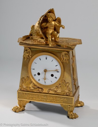 Antico orologio camino - antico,