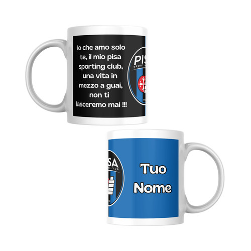 Tazza pisa personalizzata con - tazza,