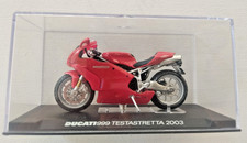 MOTO  DUCATI  999 TESTASTRETTA 2003  MODELLINO 1/24