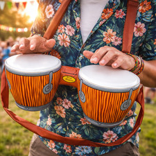 2 set gonfiabili bongo tamburi