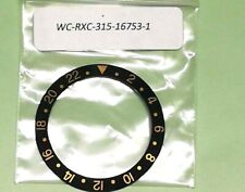 FIT ROLEX GMT MASTER 16753 1675  INSERTO GHIERA nera aftermarket