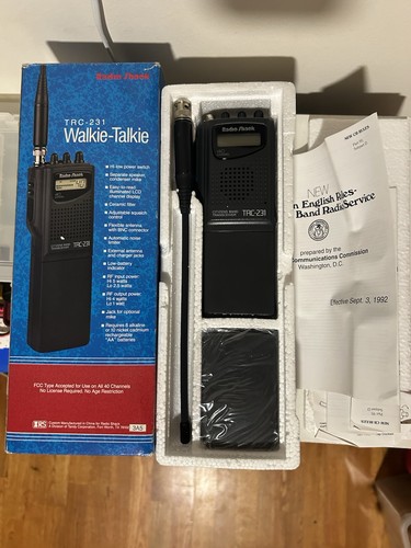 Walkie talkyie radio shack - walkie,