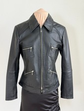 Giacca di pelle biker donna