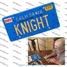 William Daniels TARGA AUTOGRAFATA Signed KITT Knight Rider License Plate