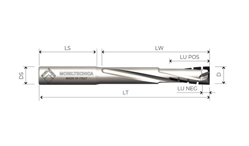 Mtec052 fresa dia 2 per - fresa,