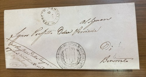 1868 lettera franchigia da - in,