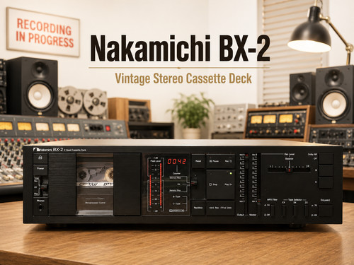 Nakamichi rare - nakamichi, bx-2