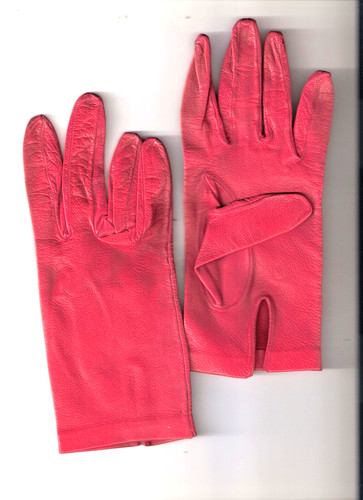 Guanti donna pelle rossa - ,