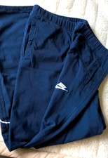 2018 NIKE SPLENDIDO PANTALONE TUTA NIKE Tg.54 USATO in ORDINE COLORE BLU INTENSO