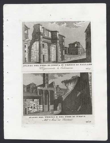 Foro nerva tempio di - di,
