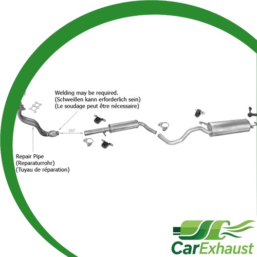 Scarico completo per golf 4 - per, vw
