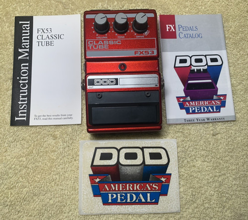 Dod digitech fx53 classic tube - dod,