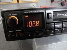 DAEWOO  AUTORADIO VINTAGE CAR RADIO 90s 90s CASSETTE TAPE PLAYER