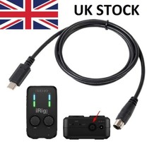 Cavo da USB-C a Mini-Din IK Multimedia iRig Series HD tasti MIDI 2 Stream Pro Duo