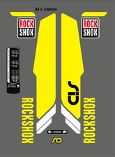SET DECALCOMANIE FORCELLA ROCK SHOX SID VERSIONE GIALLO FLUO 29"