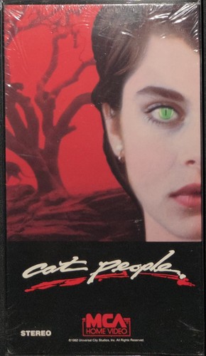Cat people vhs 1982 horror - vhs,