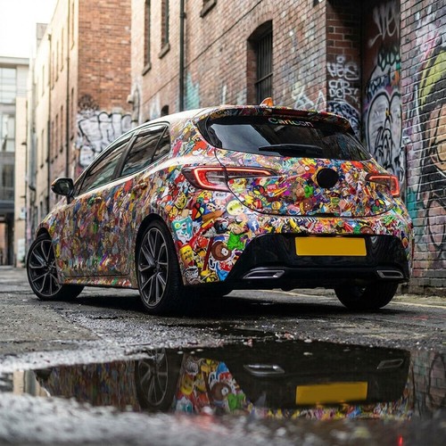 Stickerbomb pellicola auto - stickerbomb,