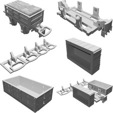 Vagone Ardesia per Modellismo