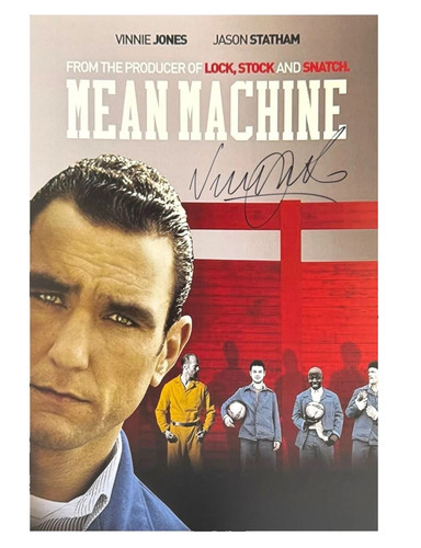 Vinnie jones hand signed - jones,