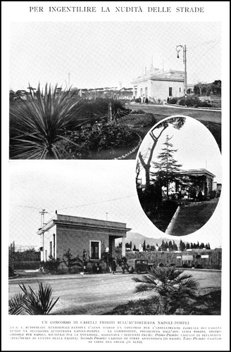 Ritaglio 1932 autostrada - ritaglio,