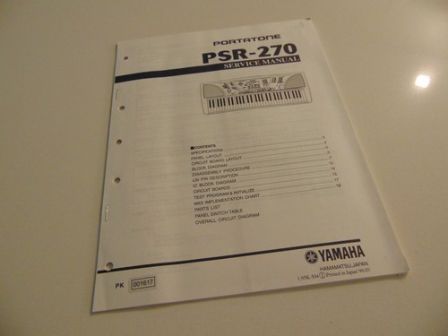 Yamaha portatone psr - portatone, psr-270
