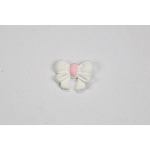 24x gesso gessetto fiocco - fiocco, rosa