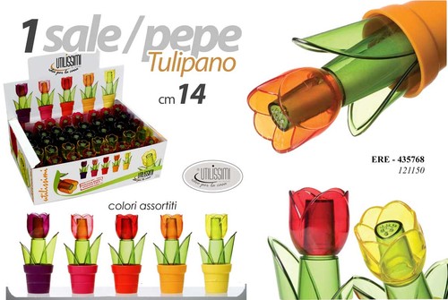 Dosatore sale pepe tulipano - dosatore,