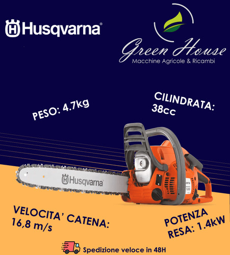 Motosega husqvarna 120 38cc - motosega,