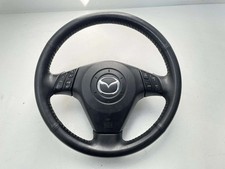 VOLANTE STERZO IN PELLE TRAFORATA COMPLETO COMANDI ORIGINALE MAZDA 5