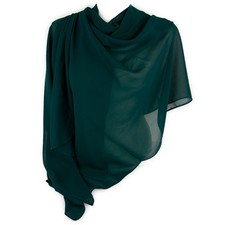 Stola verde cerimonia da donna