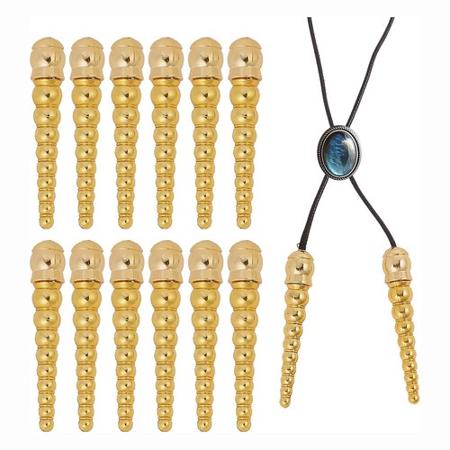 Pezzi bolo tie end gold - 12,