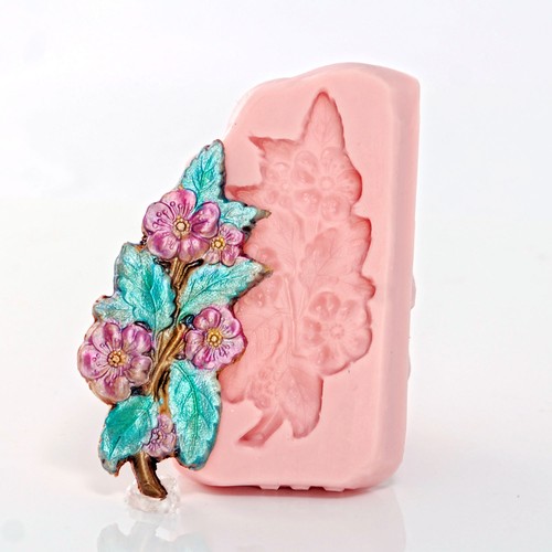 Stampo silicone per fiori e - in,