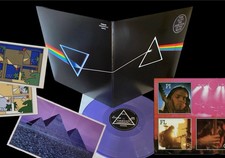 Pink Floyd.The dark side of the moon.lp colorato Vinile Nuovo + Poster e Adesivi