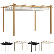 Outsunny Retractable Pergola
