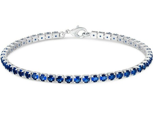 Bracciale tennis argento - bracciale,