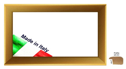 Cornice classica oro satinato
