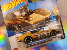 Diecast 1:66 HOT WHEELS 1968 CORVETTE  G.M.G.  5/5 139/250 HW GAS MONKEY GARAGE