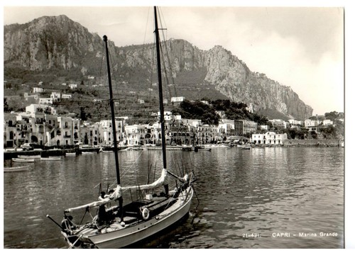 Cartolina capri marina grande - cartolina,