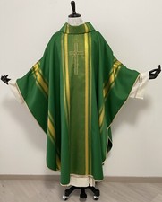 Casula verde con righe oro