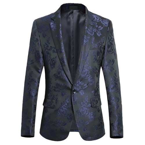 Tuta uomo jacquard floreale
