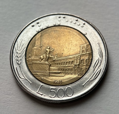 Italia 500 lire 1985 - italia,