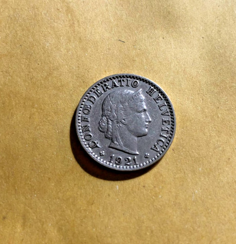 Rappen 1921 confœderatio - 1921,